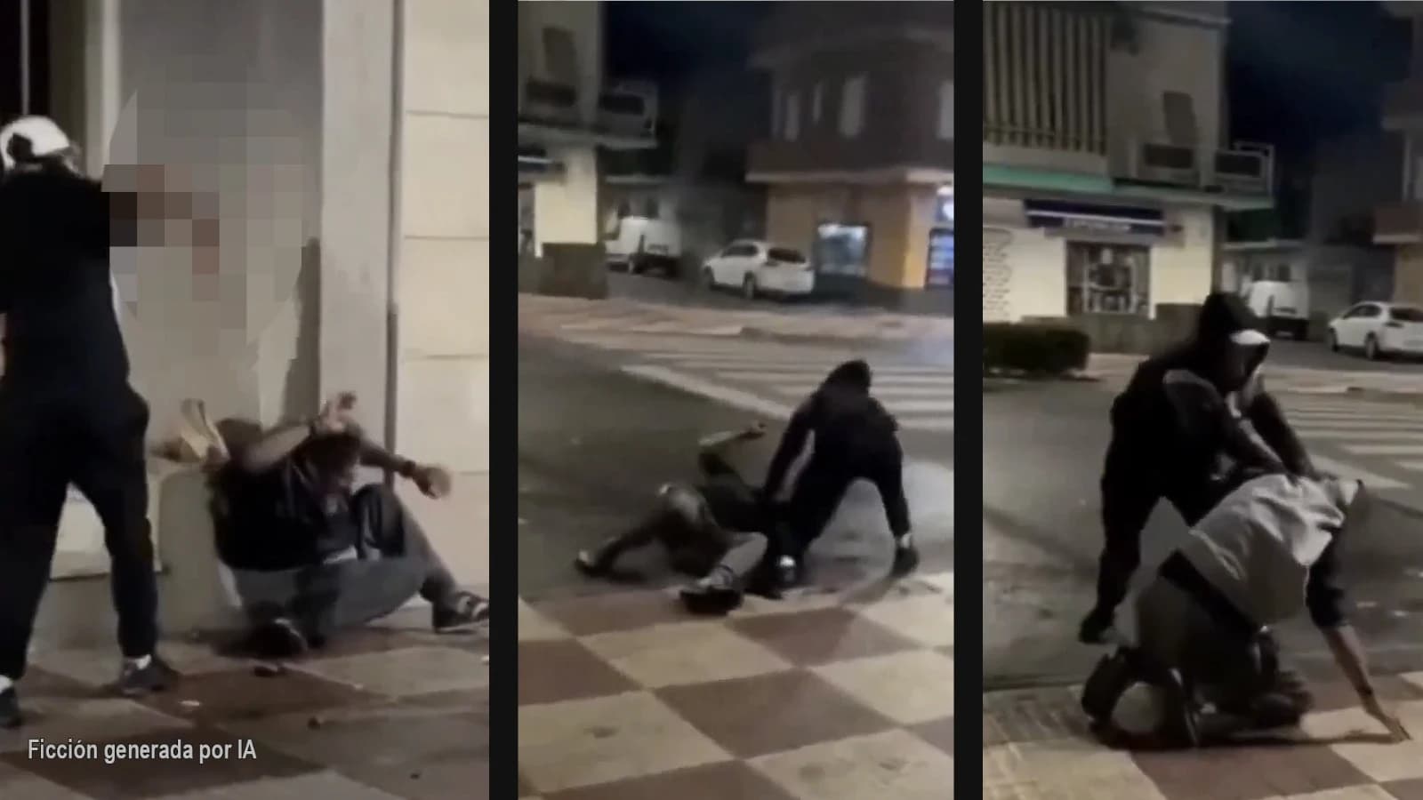 Nuevo vídeo de agresión en las calles europeas: hombre sin hogar atacado por inmigrantes