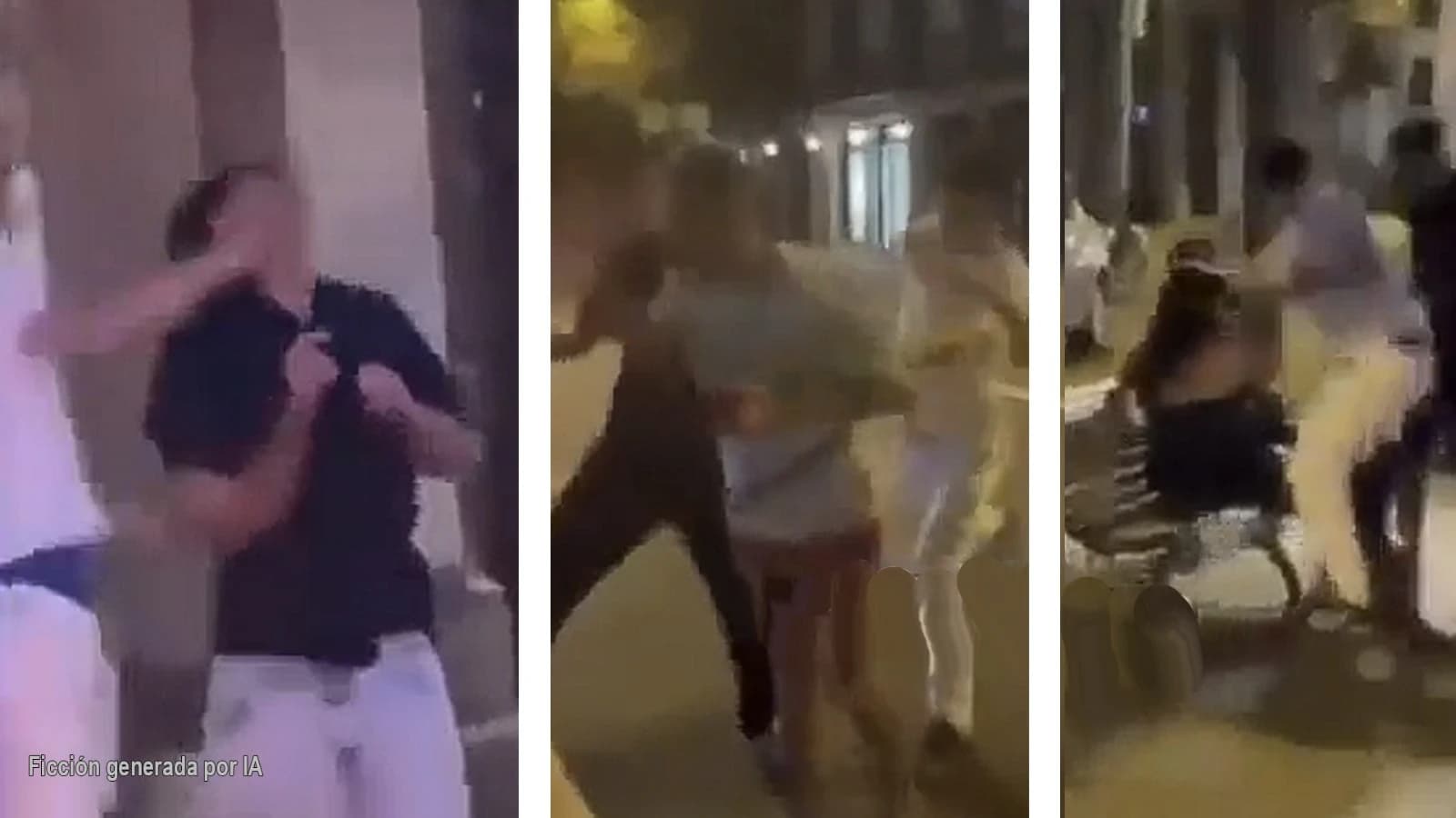Video viral muestra palizas gratuitas en pleno Eixample: ya hay identificados