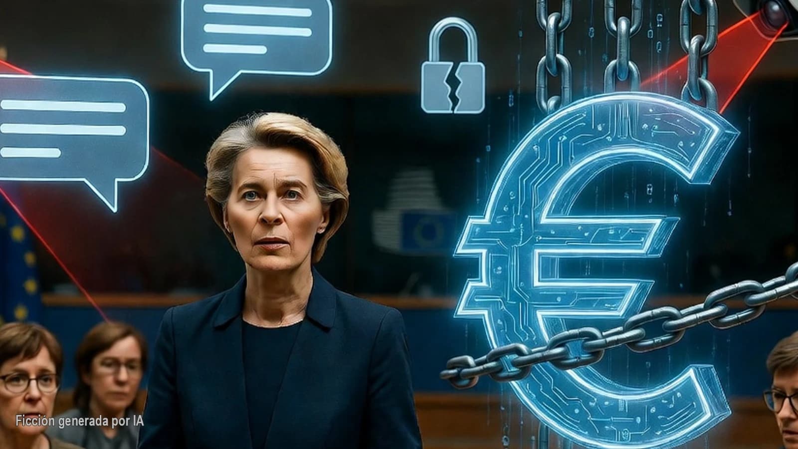 Euro digital y Chat Control: el avance de Bruselas hacia el control total