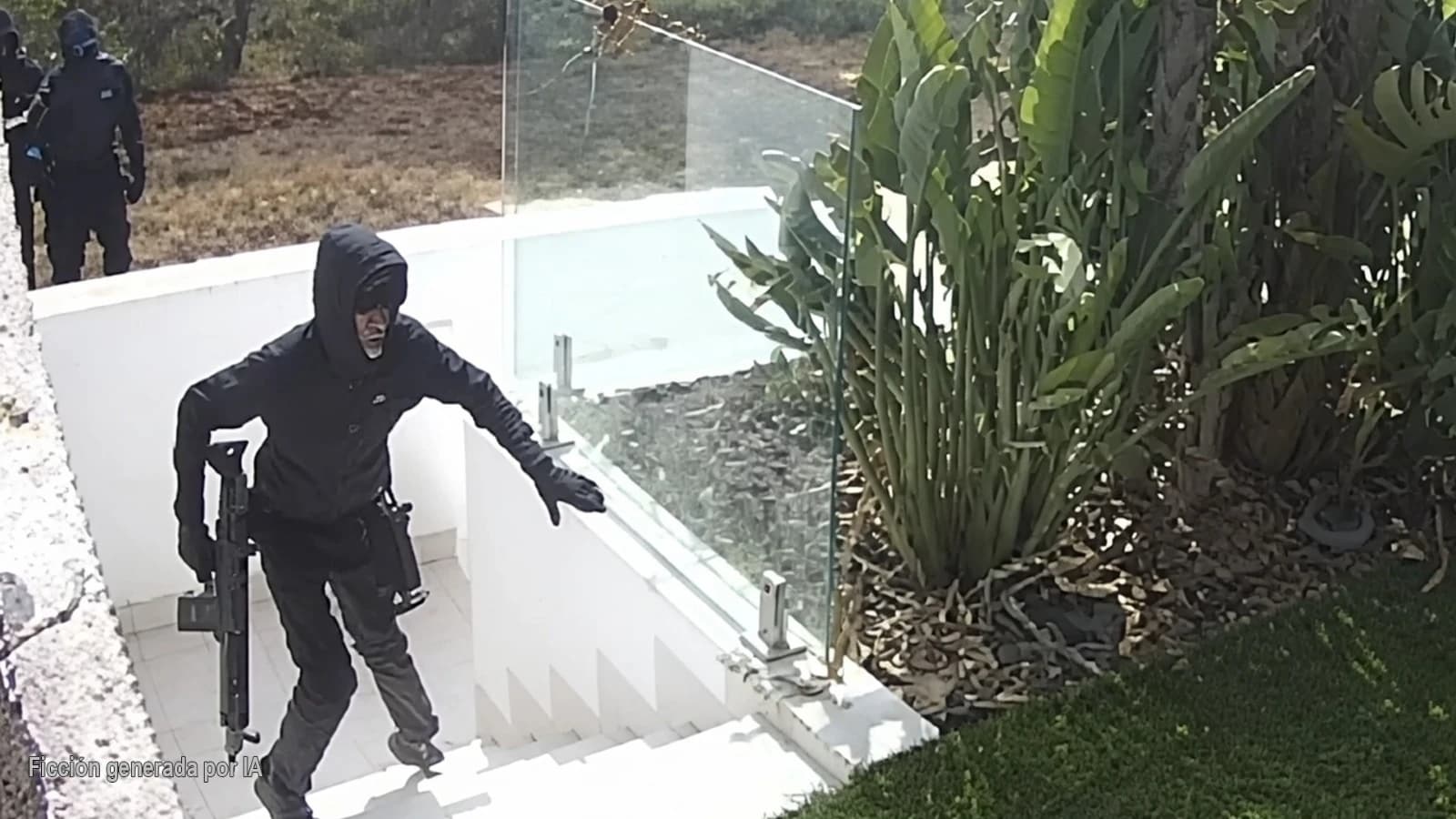 En vídeo: asalto en Avinyonet del Penedès con armas a plena luz: 4 encapuchados detenidos