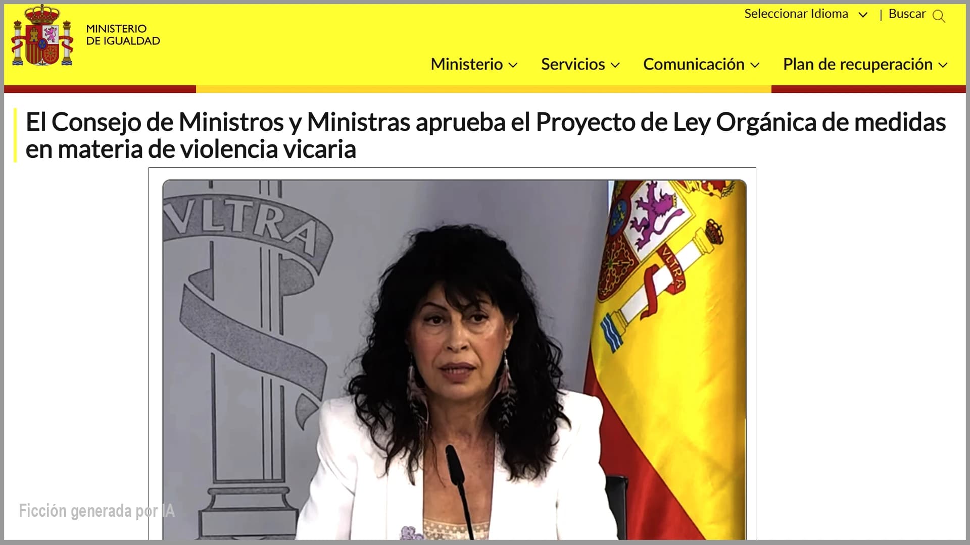 Ley de violencia vicaria
