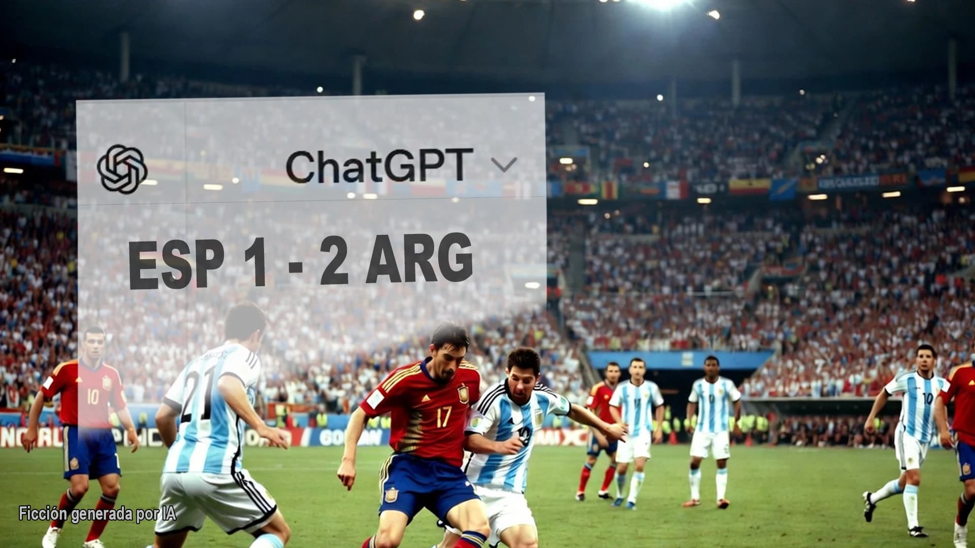ChatGPT asegura 2-1, Argentina gana el mundial. ¿Será cierto?