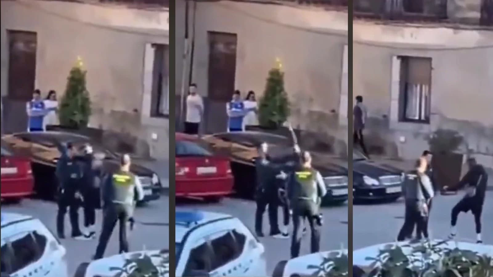 Vídeo: un joven desafía a la Guardia Civil en un pueblo de Madrid