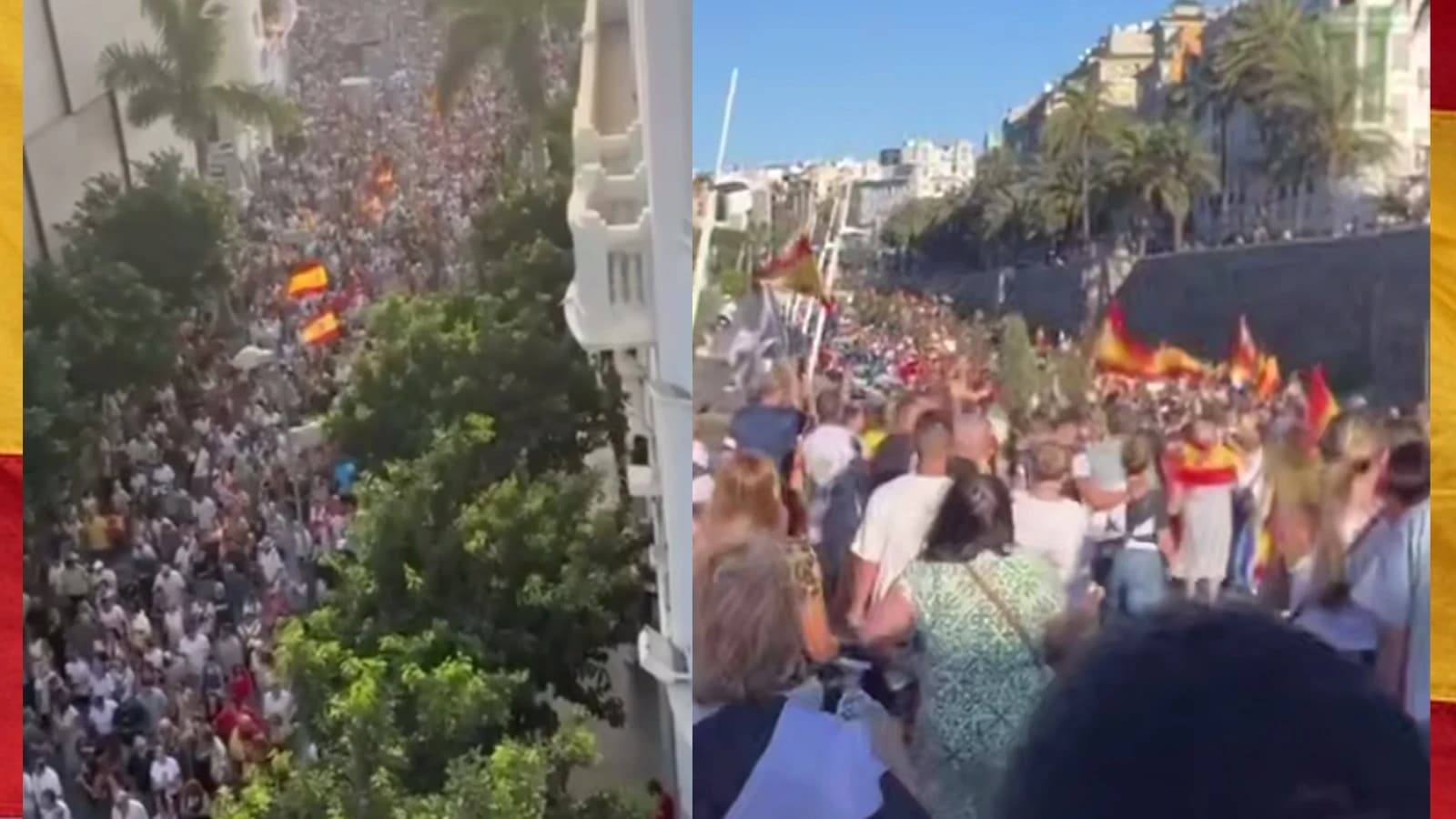 Ceuta se echa a la calle: noche de protestas, tensión y disparos al aire en El Trampolín