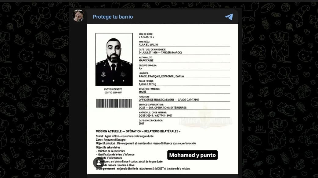 ¿Mohammedypunto estaba en el listado de jabaroot sobre espías?
