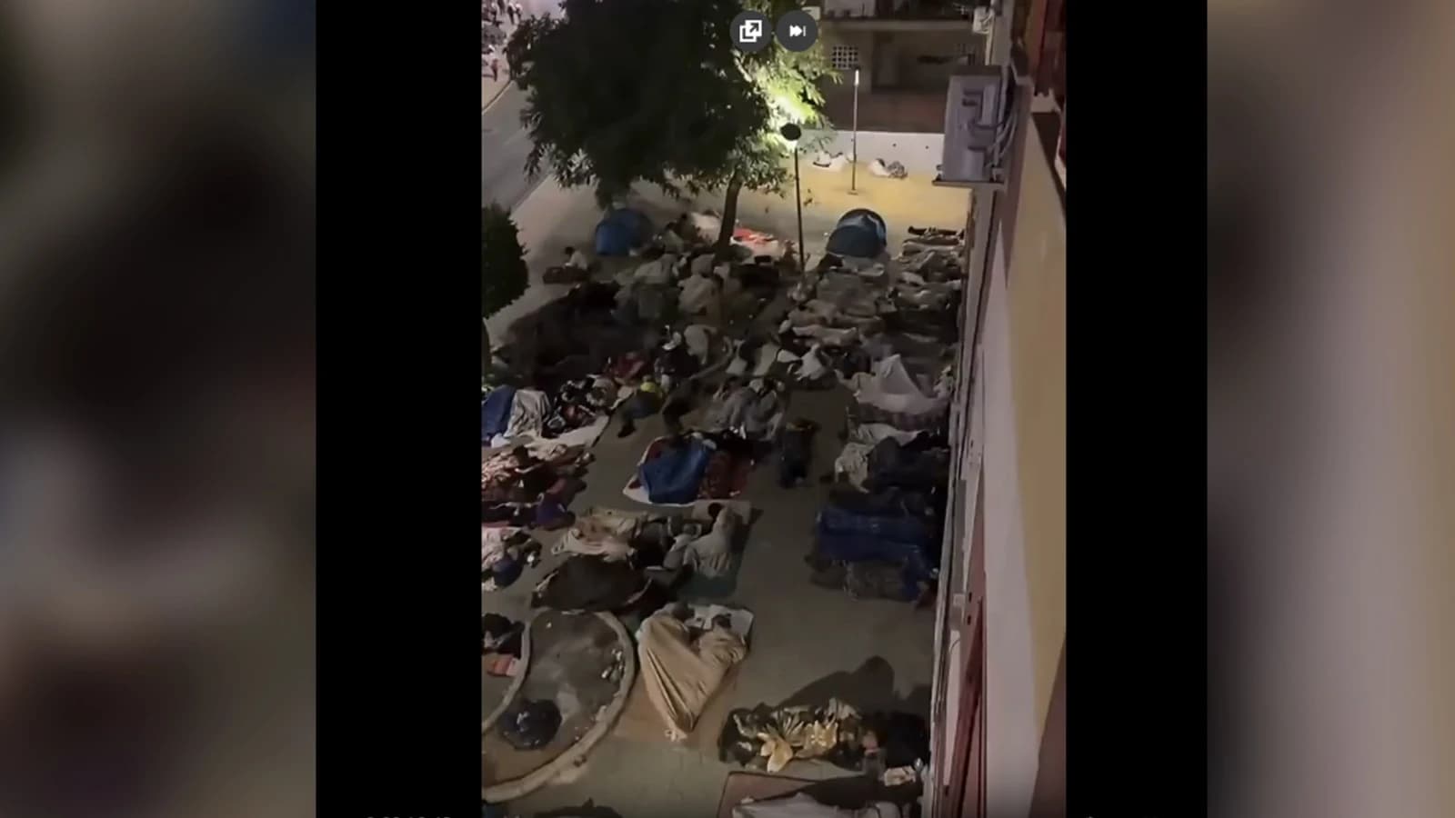Vídeo: las calles de Ceuta, ocupadas de noche mientras Sánchez finge que todo está bien