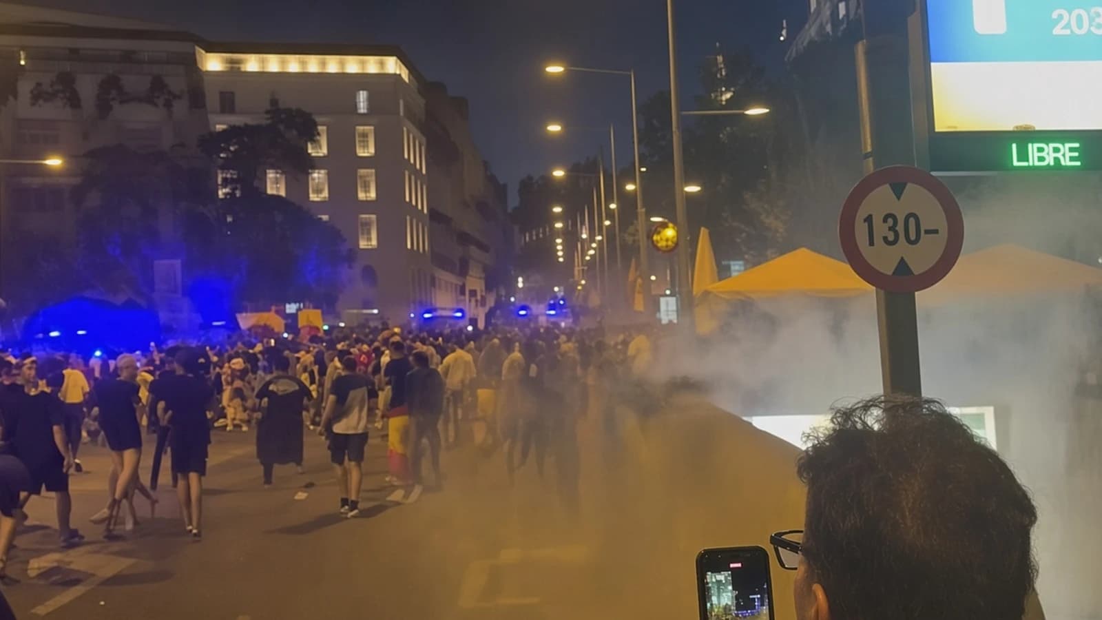 Balance de las cargas policiales frente al Congreso: 4 detenidos y 4 agentes heridos