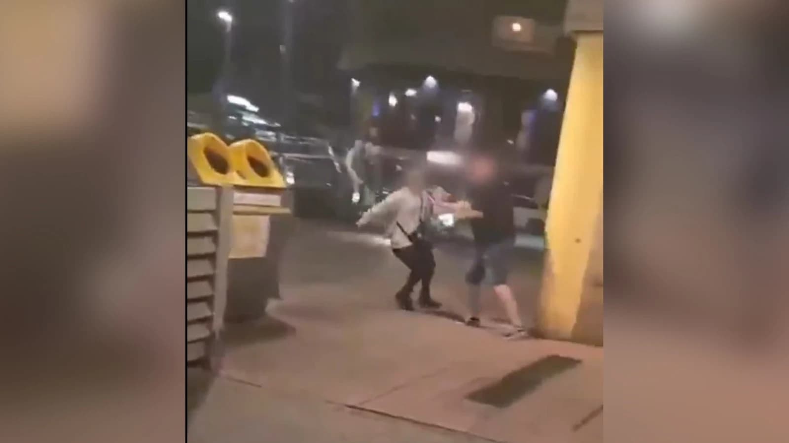 Vídeo en Cambre: apuñala a un hombre, se encaró a testigos y acaba preso