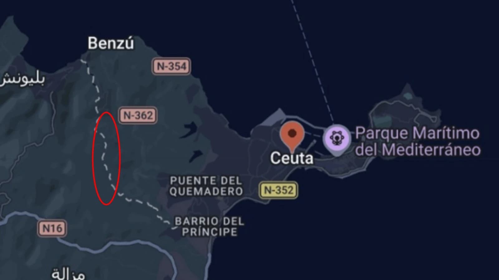 Google y el mapa de Casa 47 ponen en duda Ceuta y Melilla y Moncloa lo retira