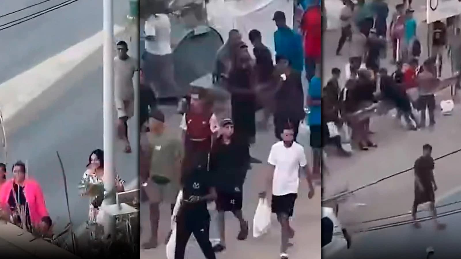 Vídeo del acoso a mujeres en la playa del Trampolín: las siguen de día junto al campamento