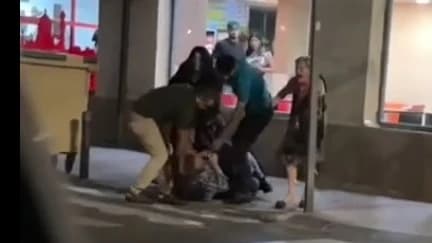 Vídeo de la paliza a un hombre en Talavera de la Reina
