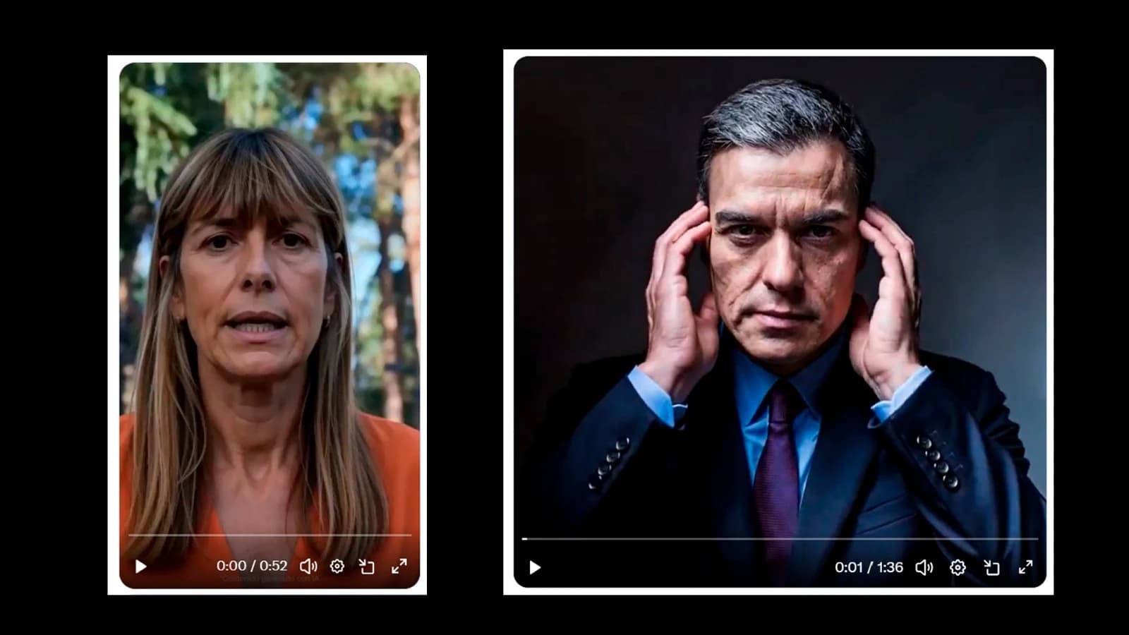 Los vídeos de PP y Vox que evidencian por qué Sánchez es el problema