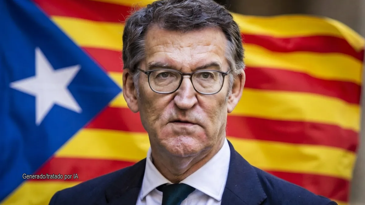 Feijóo huye de Puigdemont para no necesitar a Vox