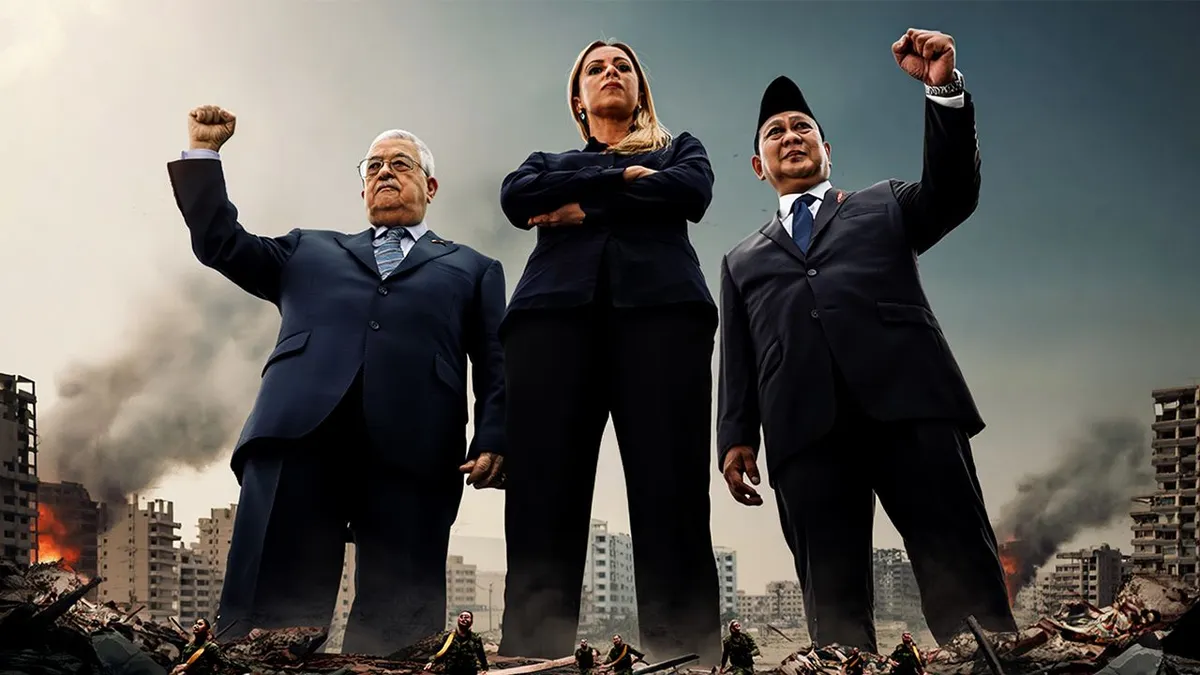 Meloni, Al Fatah e Indonesia se unen para aplastar a Hamás