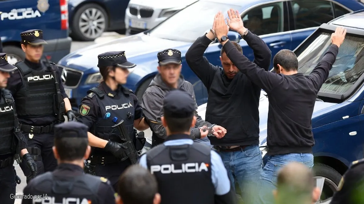 40 coches robados y despiezados, 9 detenidos