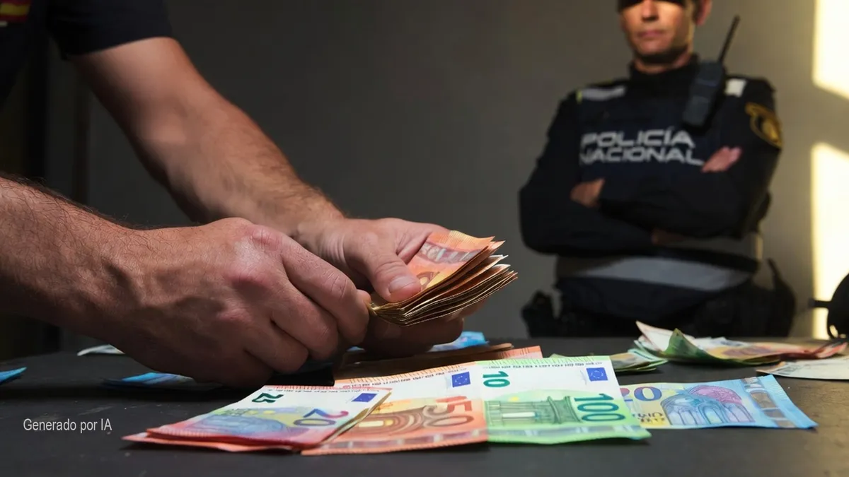 Fabricación billetes falsos: repartidos por toda Europa