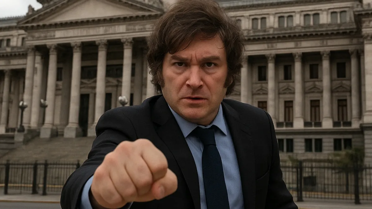 Milei desafía al Congreso: "Si quieren volver para atrás, me van a tener que sacar con los pies para adelante"