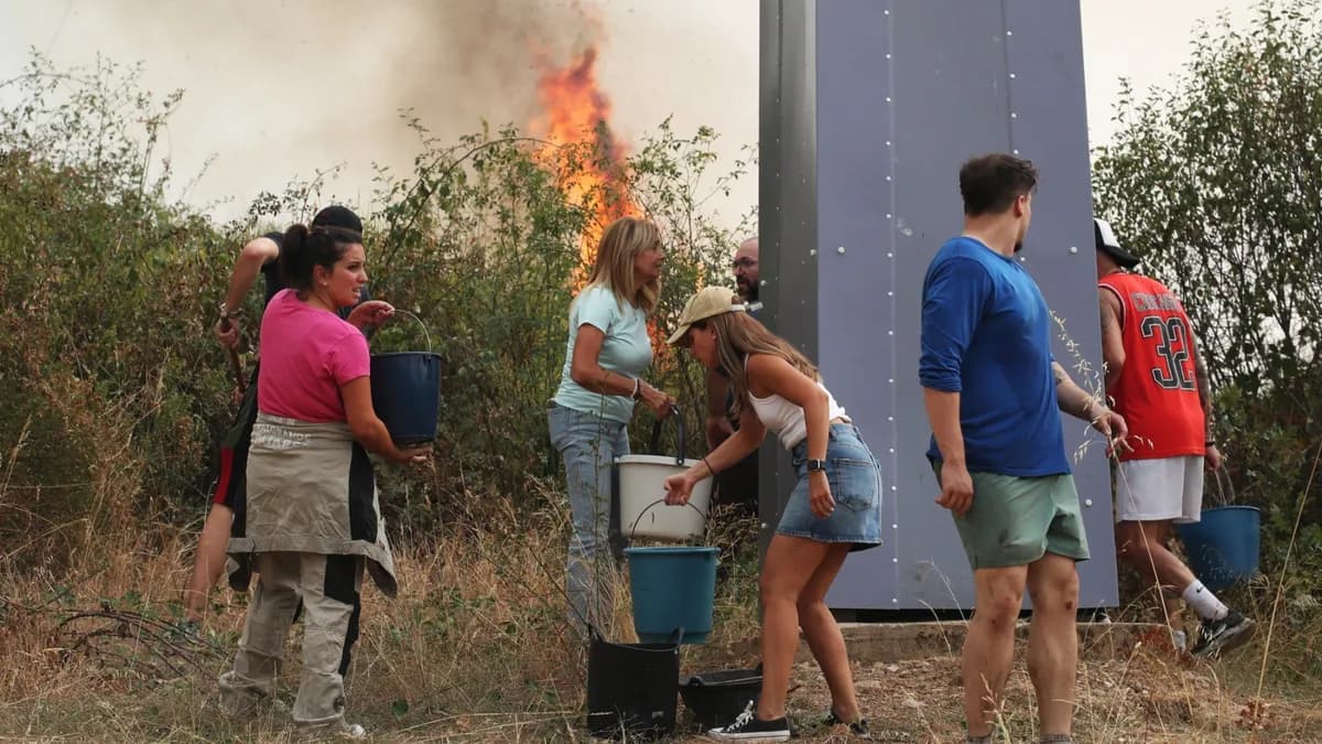 Incendios Forestales en León: Evacuaciones y Situación Crítica
