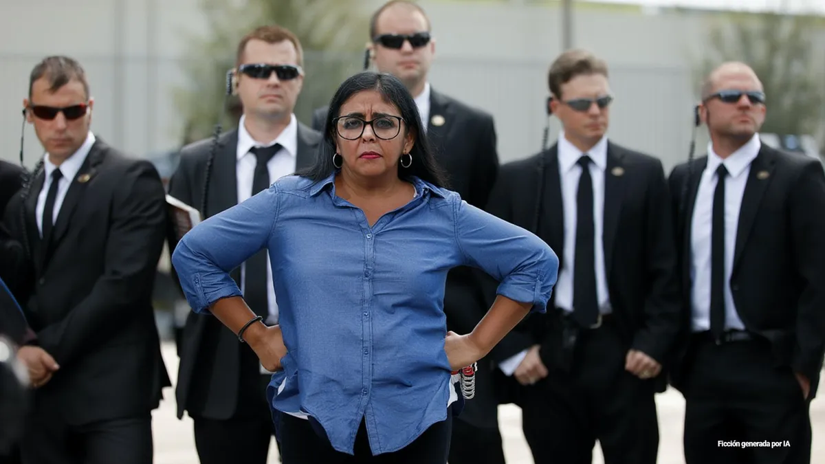 El avión de Delcy Rodríguez y la retirada de vigilancia del CNI