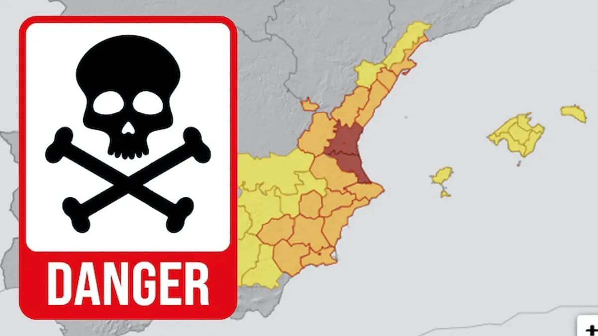 Alerta roja por lluvia extrema en el este de España: inundaciones y desbordamientos provocan caos en Valencia, Castellón, Tarragona y Zaragoza