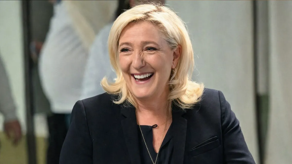 Se reduce la acusación a Marie Le Pen