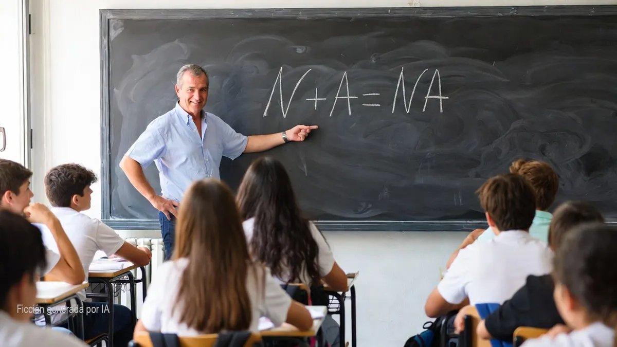 Mientras tanto, los profesores en guerra