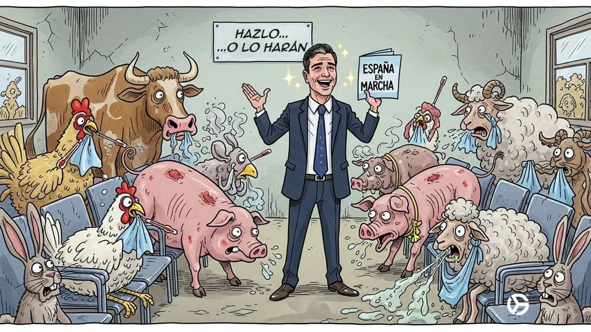 Enfermedades en animales: ¿coincidencia o estrategia para acabar con la agricultura europea?