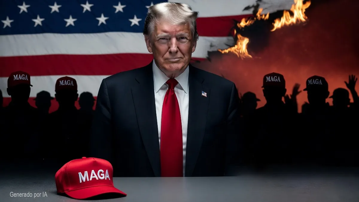 Trump también tiene una guerra interior