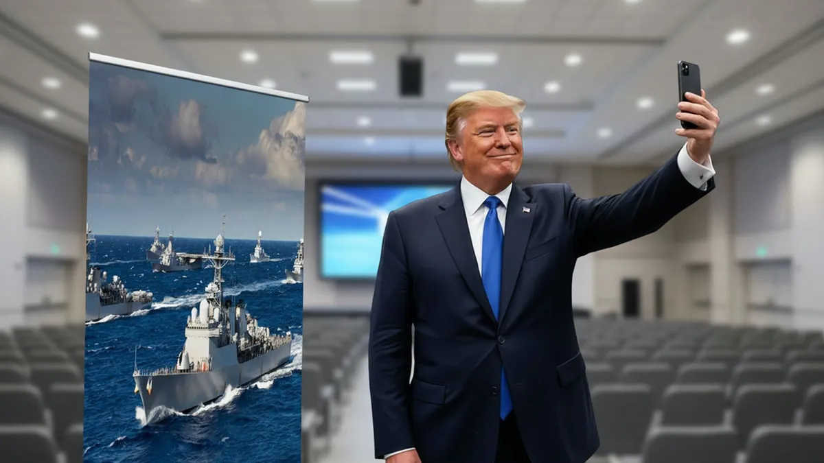 Trump asegura que su flota hacia Irán está lista