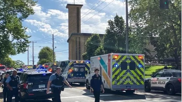 Tragedia en Minneapolis: Un tiroteo en una escuela católica deja al menos dos niños fallecidos y 14 heridos