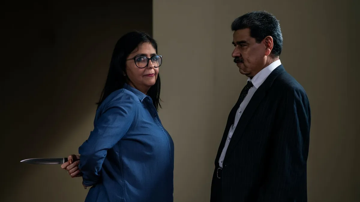 Delcy traiciona a Maduro