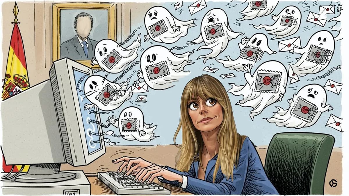 Los correos "fantasma" de Begoña: metadatos borrados