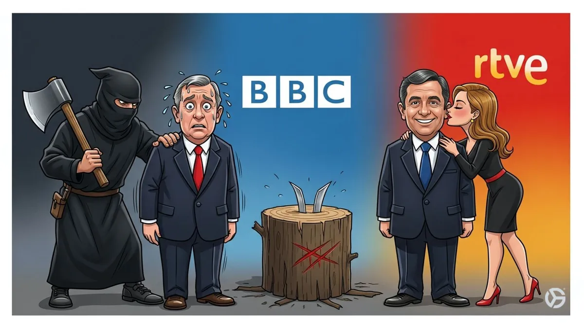 La caída de la BBC: escándalo de manipulación mientras RTVE sigue impune