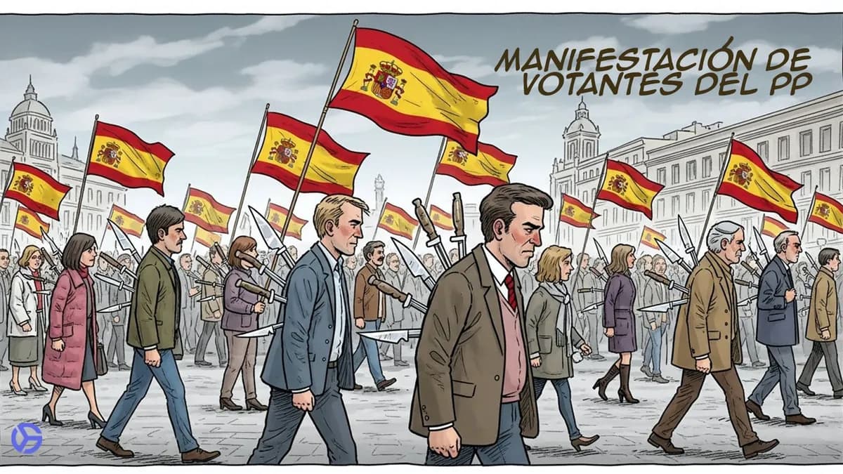 Número de asistentes a la manifestación del PP