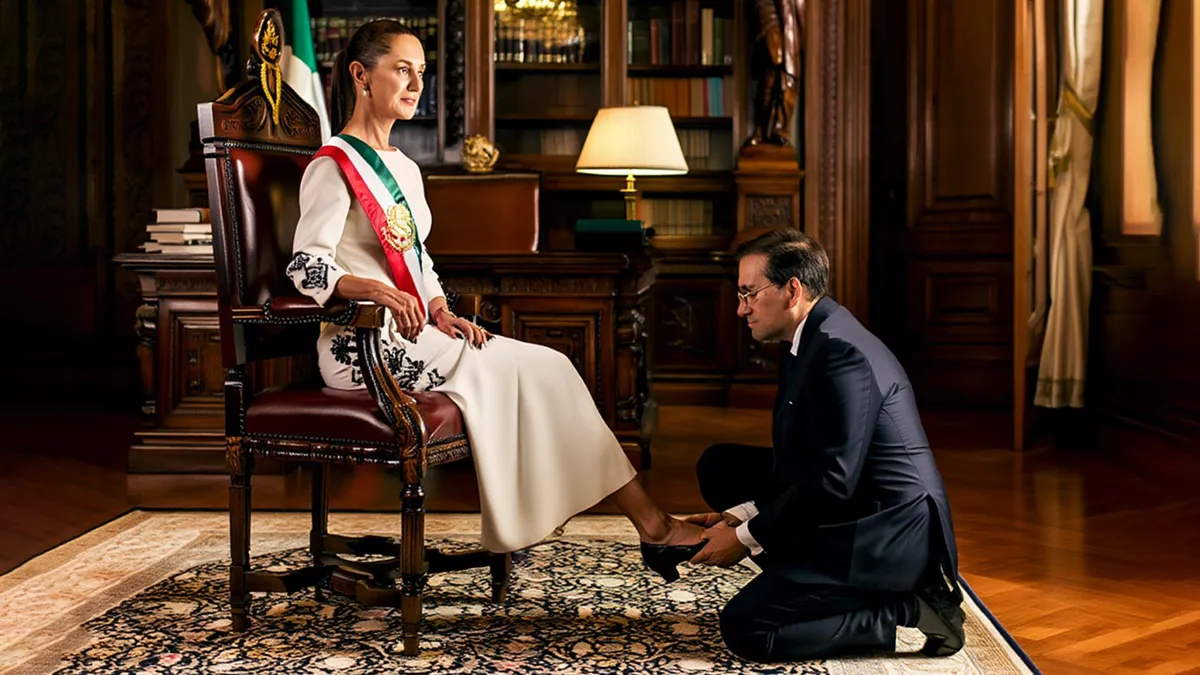 Albares se arrodilla ante Sheinbaum: humillación diplomática mientras México se desangra
