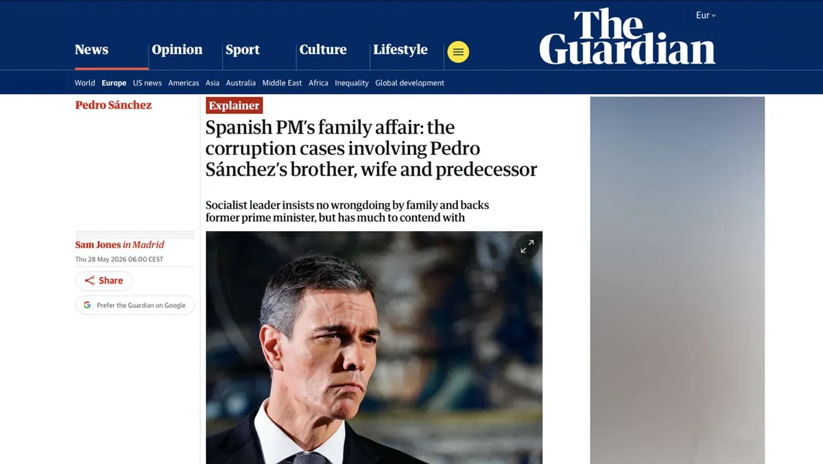 Cerco internacional a Sánchez: la corrupción en el PSOE que ya no se puede ocultar