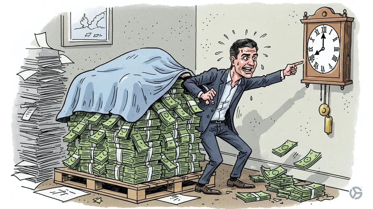 Sánchez cambia la hora, pero no el rastro del dinero sucio del PSOE
